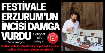 Oltu taşı takıları görücüye çıktı, görenler dönüp bir daha baktı