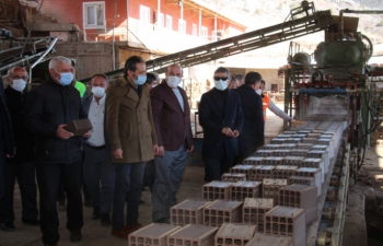 Oltu Tuğla Fabrikası üretim startını verdi