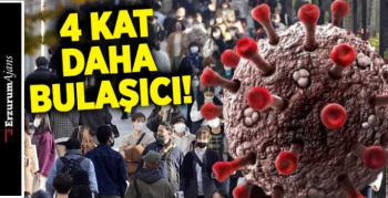 Omicron, Delta'dan yaklaşık 4 kat daha bulaşıcı