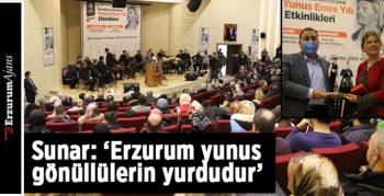 Palandöken Belediyesi'nden Yunus Emre'ye vefa
