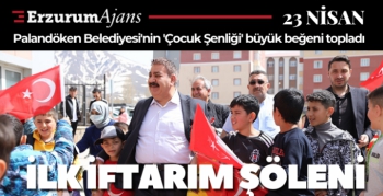 Palandöken'de şölen vardı