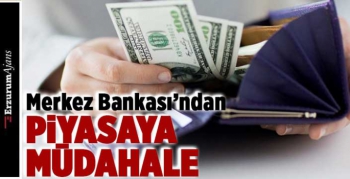 TCMB'den doğrudan döviz müdahalesi