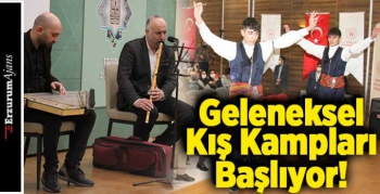 Tematik Kış Güzel Sanatlar Kampı Erzurum'da başladı