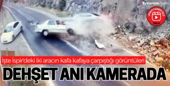 Trafik kazası güvenlik kamerasına yansıdı