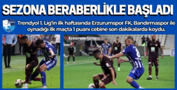  Trendyol 1. Lig: Erzurumspor FK: 1 - Bandırmaspor: 1
