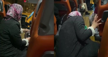 Ünlü otobüs firmasında skandal görüntü!