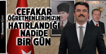 Vali Memiş'ten öğretmenler günü kutlaması