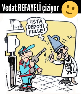 Vedat Refayeli çiziyor....