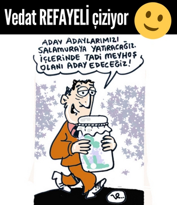 Vedat Refayeli çiziyor...
