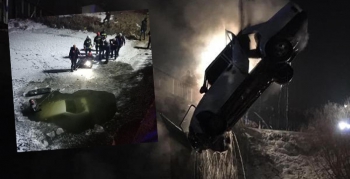 Otomobil Karasu Nehri'ne uçtu: 1 ölü