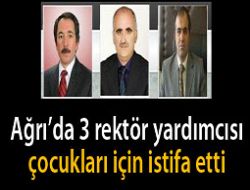 Erzurumlu Rektör yardımcılarının istifası!
