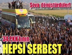 Teslim olan PKK'lıların hepsi serbest!..