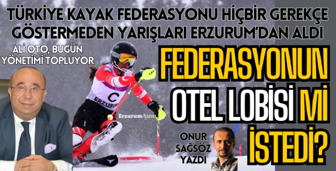 Türkiye Kayak Federasyonu'ndan keyfi karar: Palandöken'den aldım, Uludağ'a verdim!
