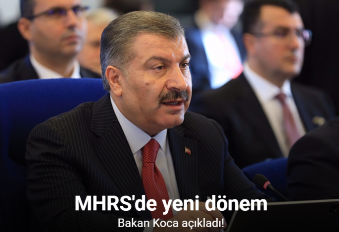 Yeni randevu sistemini Sağlık Bakanı Fahrettin Koca duyurdu!