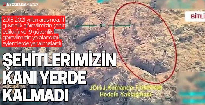 11 güvenlik görevlisini şehit eden teröristlere operasyon