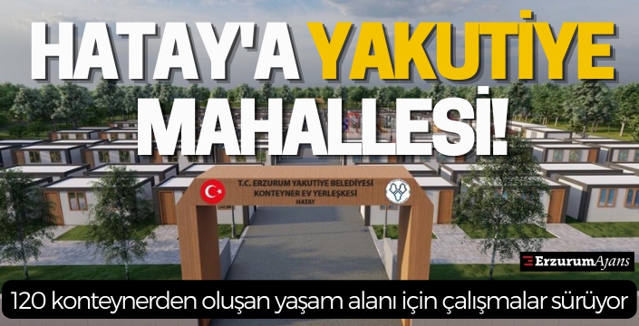 120 konteynerden oluşacak yaşam alanı için çalışmalar sürüyor