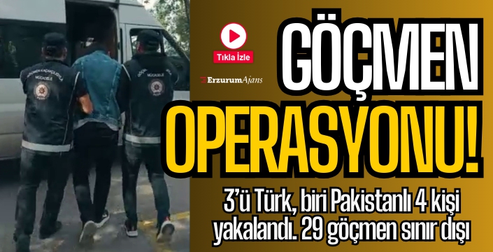 29 kaçak göçmen yakalandı