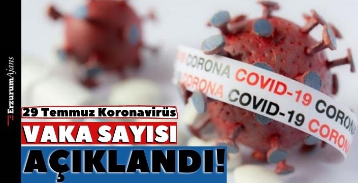 29 Temmuz koronavirüs tablosu açıklandı