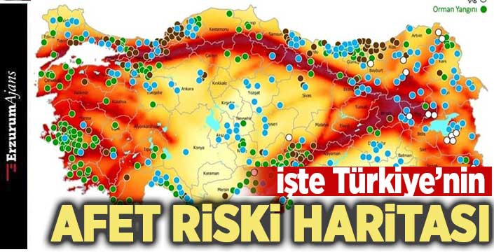 AFAD Türkiye'nin afet risk haritasını çıkardı