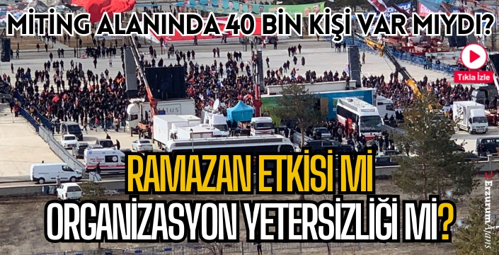 AK Parti mitinginde rakam tartışması: Ramazan ayı kalabalığı etkiledi mi?