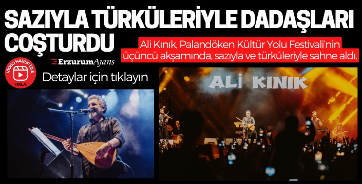 Ali Kınık Erzurumlularla buluştu