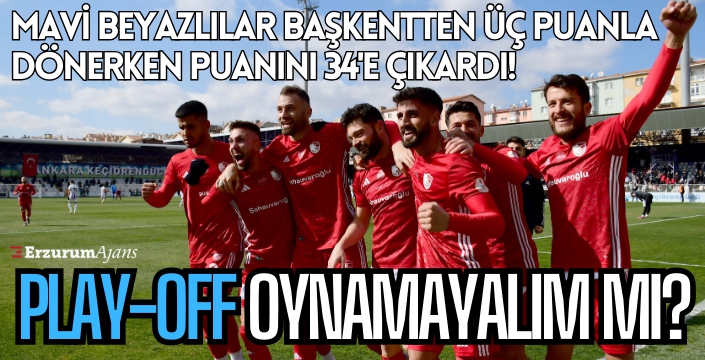 Ankara Keçiörengücü: 0 - Erzurumspor FK: 2