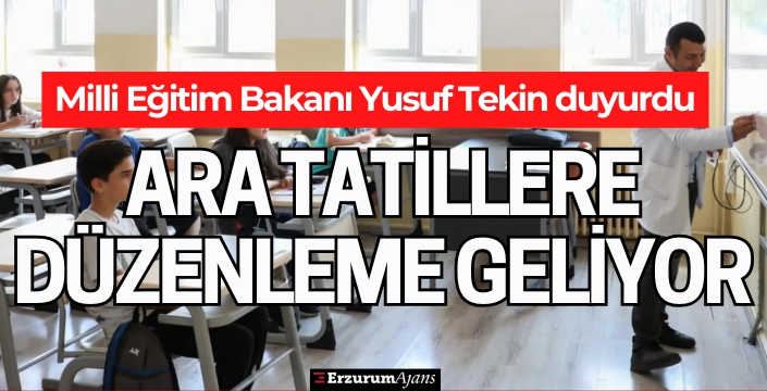 Ara tatiller kaldırılıyor mu? Beklenen haberi Bakan duyurdu