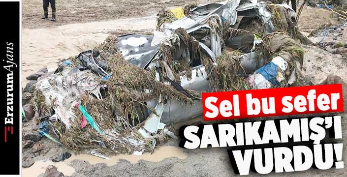 Araçlar sel sularında sürüklendi, hayvanlar telef oldu