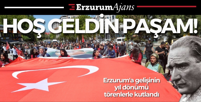 Atatürk'ün Erzurum'a gelişinin 103. yıl dönümü törenlerle kutlandı