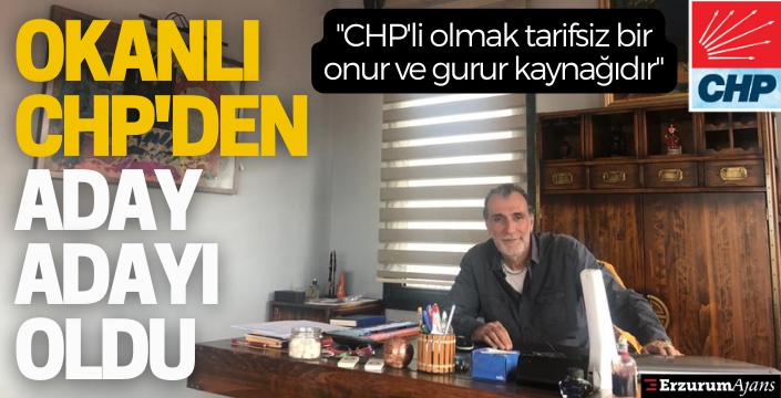 Avukat Erdinç Okanlı, CHP'den aday adayı oldu
