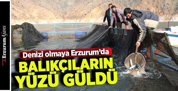 Ayvalı Barajı'nda balık üretimi sürüyor