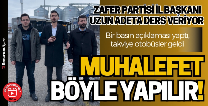 Basın açıklaması yaptı otobüsler yığıldı!