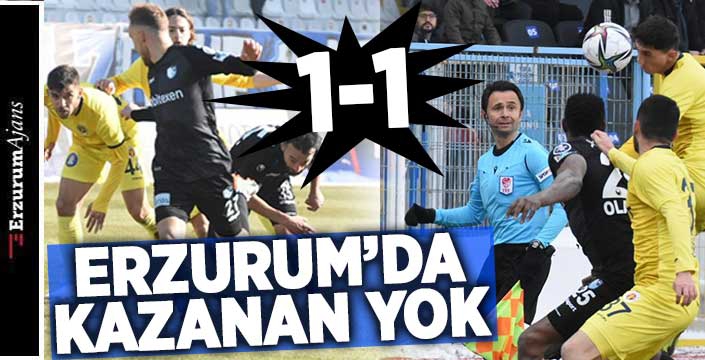 BB Erzurumspor: 1 - Menemenspor: 1