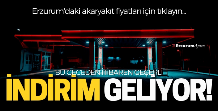 Benzine bu gece indirim: Güncel akaryakıt fiyatları