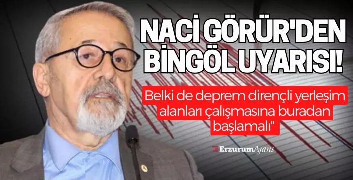 Bingöl depremi sonrası uyarı geldi! Yeri itibariyle hassas?