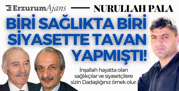 Biri sağlıkta biri siyasette tavan yapmıştı!