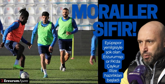 Çaykur Rizespor hazırlıkları devam ediyor