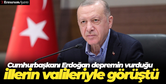 Cumhurbaşkanı Erdoğan, illerin valileriyle görüştü