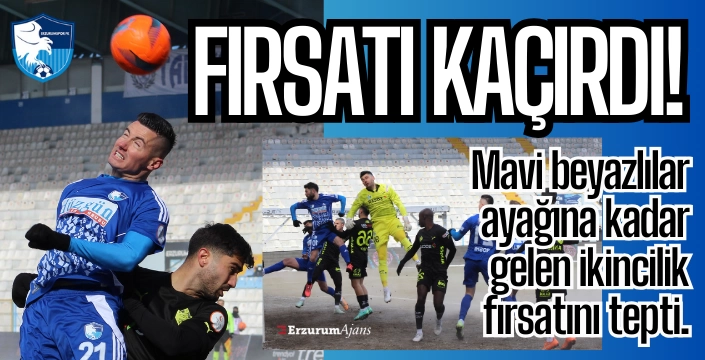 Dadaş fırsat tepti: 0-0