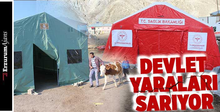 Deprem bölgesinde devlet tüm imkanlarını seferber etti