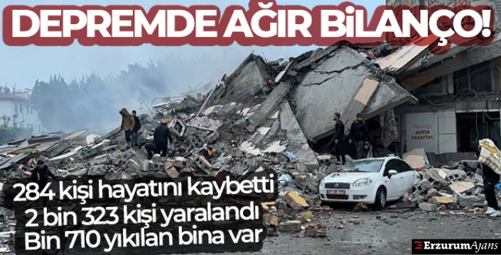 Depremde ağır bilanço!