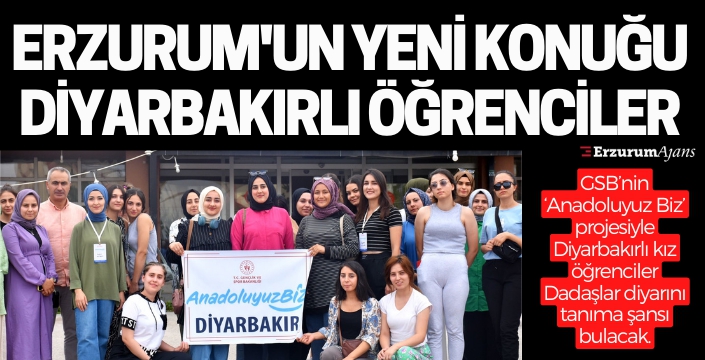 Diyarbakır'dan Erzurum'a 'Anadoluyuz biz' köprüsü