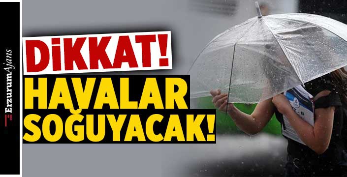 Doğu Anadolu'da hava sıcaklığı 4 ila 8 derece düşecek