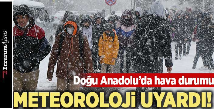 Doğu Anadolu'da kar etkisini sürdürüyor