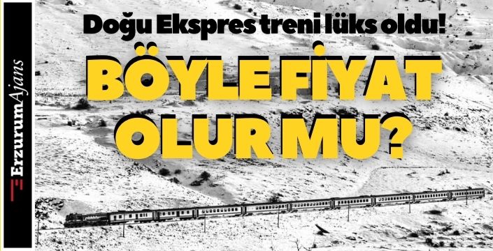 Doğu Ekspresi'nde tek kişilik bilet lüks butik otel fiyatına!