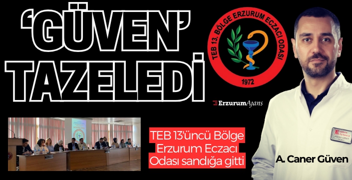 Eczacılar sandığa gitti  'Güven' güven tazeledi