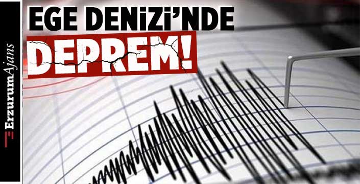 Ege Denizi'nde 5.5 büyüklüğünde deprem