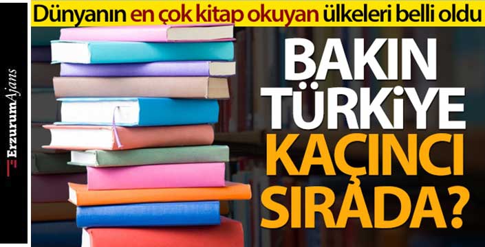 En çok kitap okuyan ülkeler belli oldu