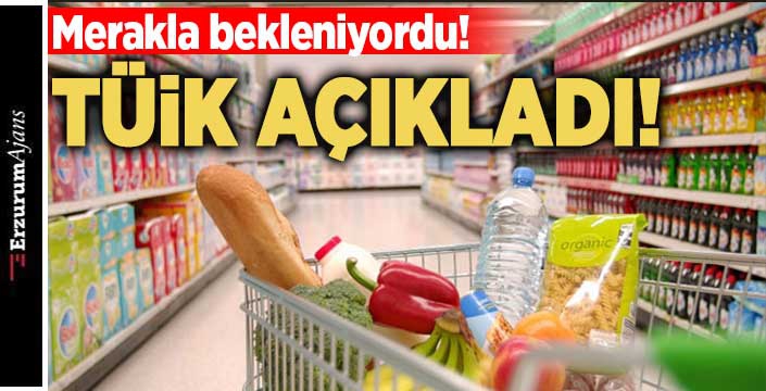 Enflasyon rakamları açıklandı 