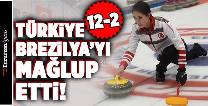 Erzurum'da curling heyecanı devam ediyor